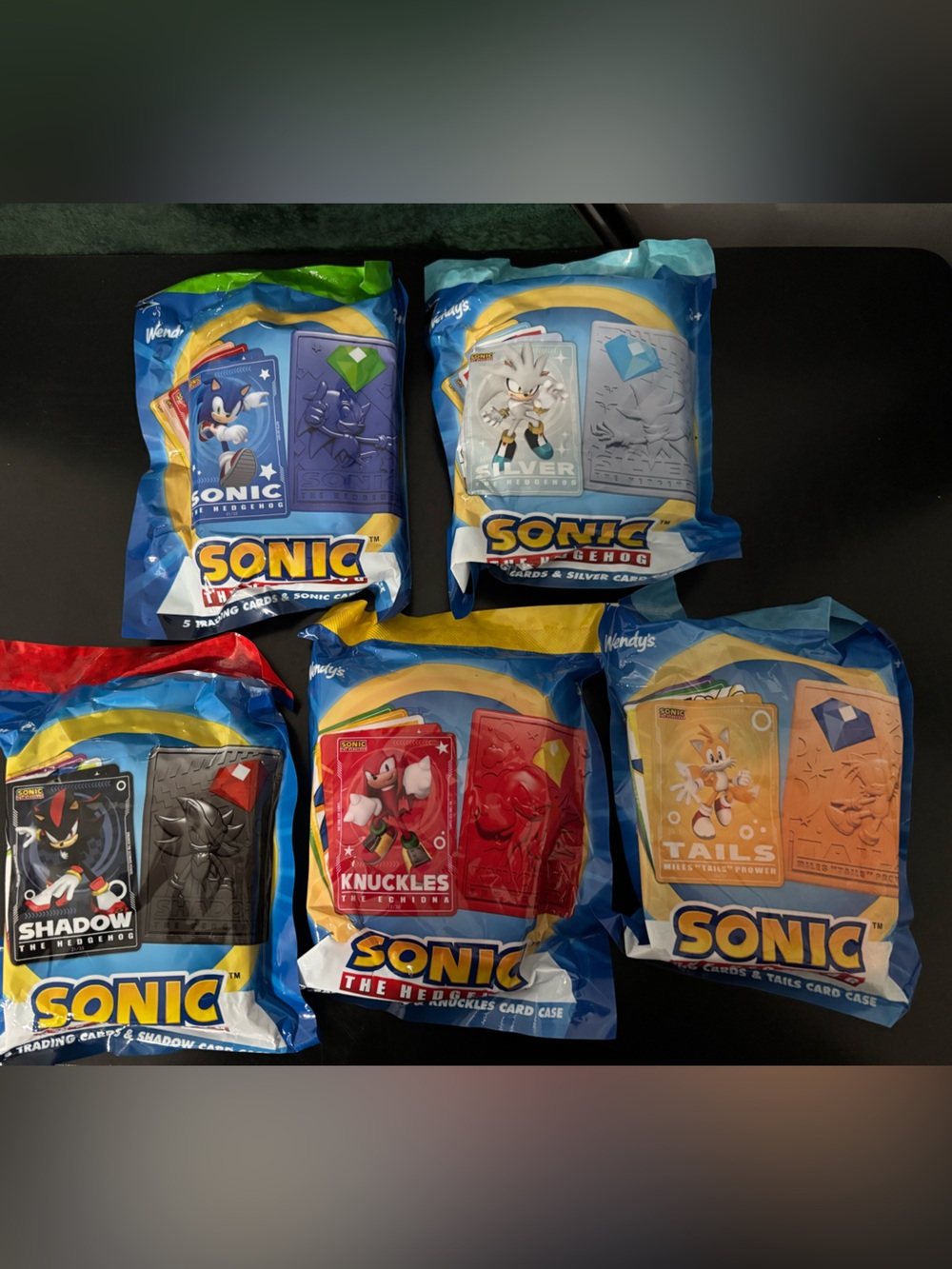 Wendy’s x Sonic The Hedgehog Trading Card Packs - Assorted Character Colors
